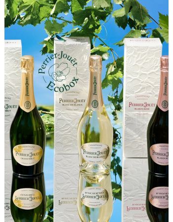 Perrier-jouët Set 6 gläser & 6 Giftbox Blanc de Blancs/Rosé/Brut - 6 x 75 cl