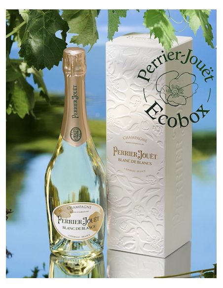 Perrier-jouët Set 2 glasses 18cl Limited Edition & Blanc de blancs Eco Box - 75 cl