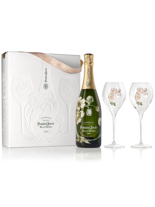 Perrier-jouët Giftbox Belle Epoque BRUT 2014 & 2 glasses - 75 cl