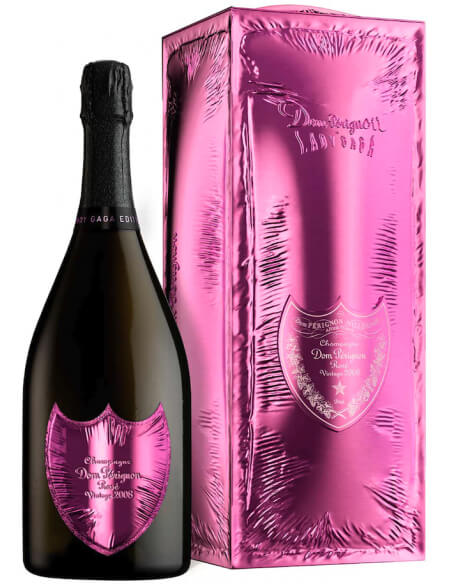 Dom Pérignon Lady Gaga Vintage 2008 Rosé Metal Giftbox - 75 cl