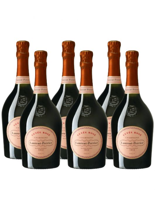 Laurent-Perrier bottles Cuvée rosé - 6 x 75 cl