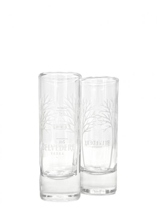 Belvedere Vodka 2 Mini Shot Glasses