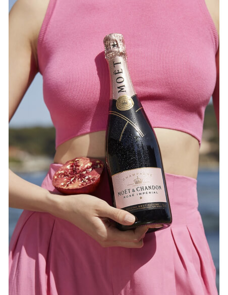 Moët & Chandon Rosé Impérial Metall Geschenkbox "Personnalise Me" - 75 CL