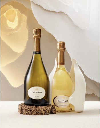 Ruinart Set "Blanc de blancs" Dom ruinart 2010 Naked & Second Skin- 2 x 75 cl