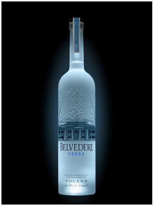 Belvedere Vodka PURE "LED" ILLUMINATOR - 40% - 300 cl