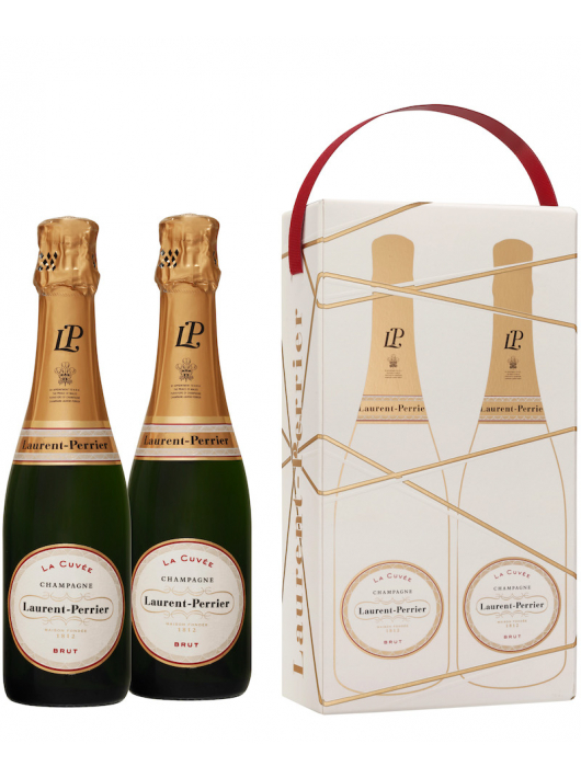 Laurent-Perrier La Cuvée Duo Pack, Limited Edition Giftbox - 2 x 37.5 cl