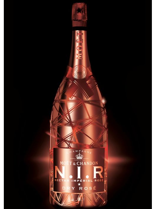 Moët & Chandon N.I.R Nectar Impérial rosé "LED" Limited Edition MAGNUM - 150 cl