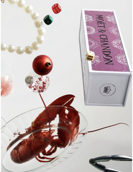 Moët & Chandon Rosé Impérial Metall Geschenkbox "Personnalise Me" - 75 CL