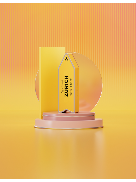 Veuve Clicquot ARROW "ZÜRICH" Metal GIFTBOX Brut Carte Jaune - 75 cl