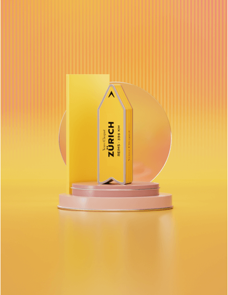 Veuve Clicquot ARROW "ZÜRICH" Metal GIFTBOX Brut Carte Jaune - 75 cl