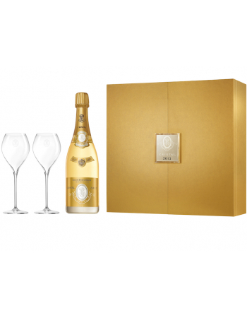 Cristal Louis Roederer Luxury Giftbox 2 Gläser 28.5 cl & Vintage 2013 blanc - 75 cl