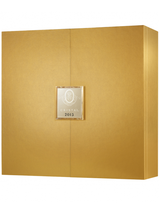 Cristal Louis Roederer Luxury Giftbox 2 Verres 28.5 cl & Vintage 2013 blanc - 75 cl