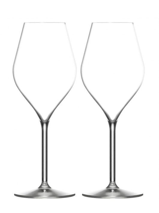 Champagne 2 Verres à champagne 38 cl en PLEXI