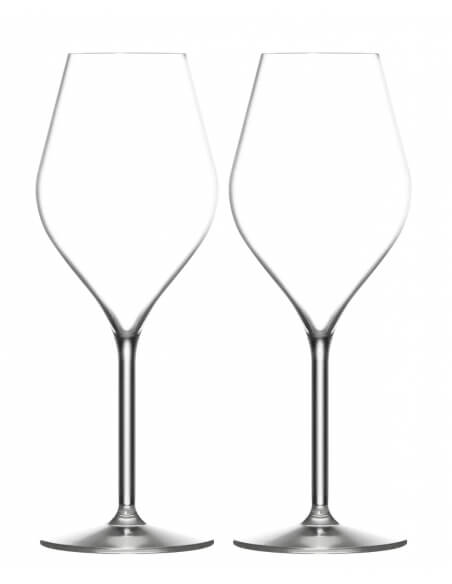 Champagne 6 Unbreakable PLEXI champagne glasses 38 cl