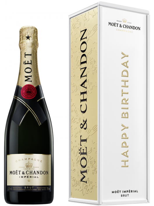 Moët & Chandon Brut Impérial "Happy Birthday" Isotherm Metal Giftbox - 75 CL