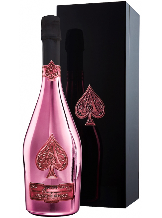 ARMAND DE BRIGNAC Set 2 Gläser 28.5 cl & Giftbox Ace of Spades Rosé - 75 cl