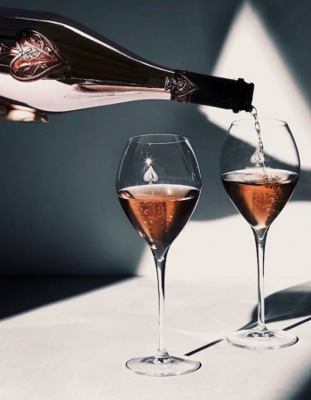 ARMAND DE BRIGNAC Set 2 verres 28.5 cl & Giftbox Ace of Spades Rosé - 75 cl
