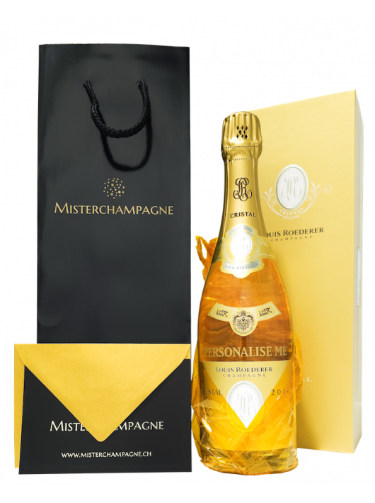 Misterchampagne.ch Personalize your bottle with 15 gold letters