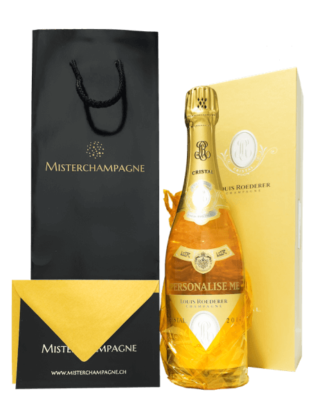 Misterchampagne.ch Personnalisation de votre bouteille 15 lettres dorées