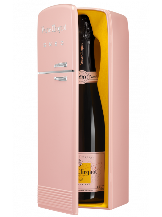 Veuve Clicquot DUO Pack Metallkoffer SMEG Rosé & brut - 2 x 75 cl