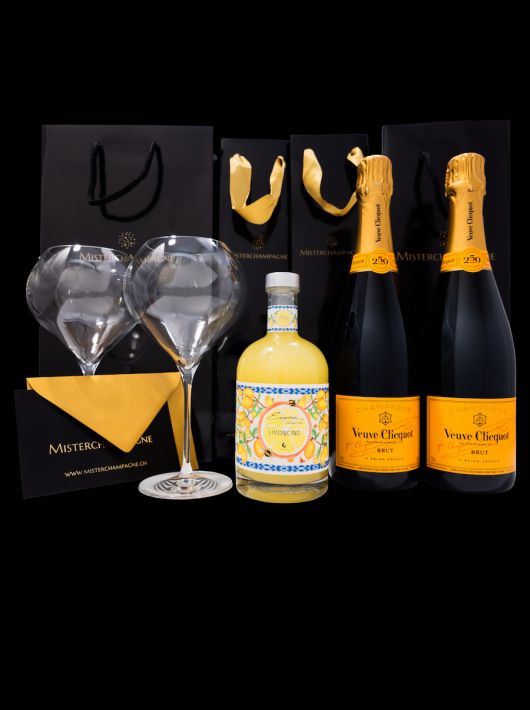 Veuve Clicquot Package "Clicquot'Cino" Cocktail By Edgard Bovier