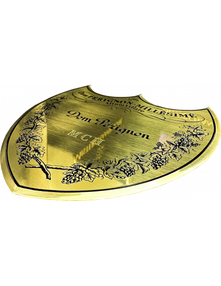 Dom Pérignon Personalized metal shield for box - 3 letters maximum