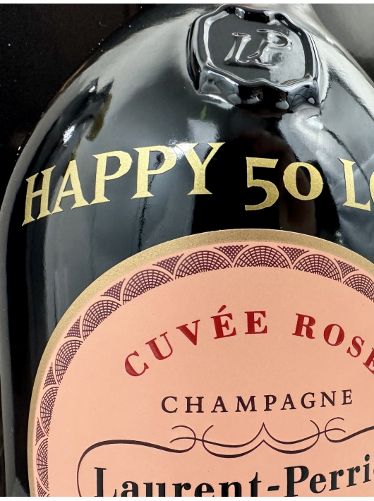 Laurent-Perrier Magnum personnalisé Cuvée rosé MAGNUM - Giftbox 150 cl