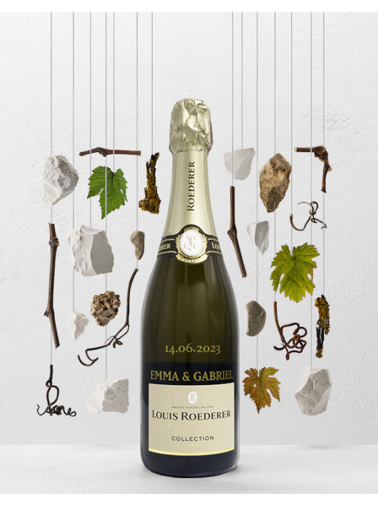 Louis Roederer Set Mariage brut Collection - 52 bouteilles personnalisées