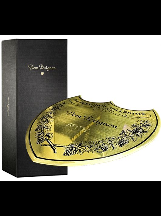 Dom Pérignon Vintage 2013 Giftbox with engraving on metal shield - 75 cl