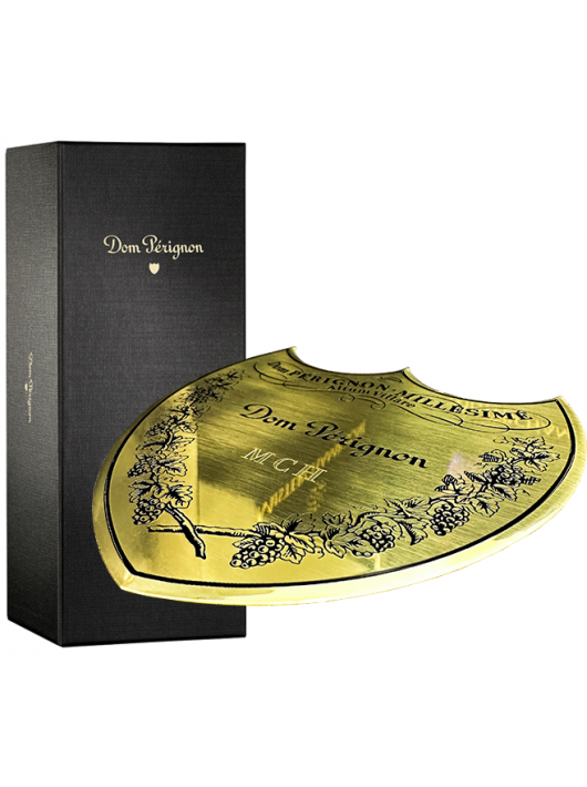 Dom Pérignon Vintage 2013 Giftbox with engraving on metal shield - 75 cl