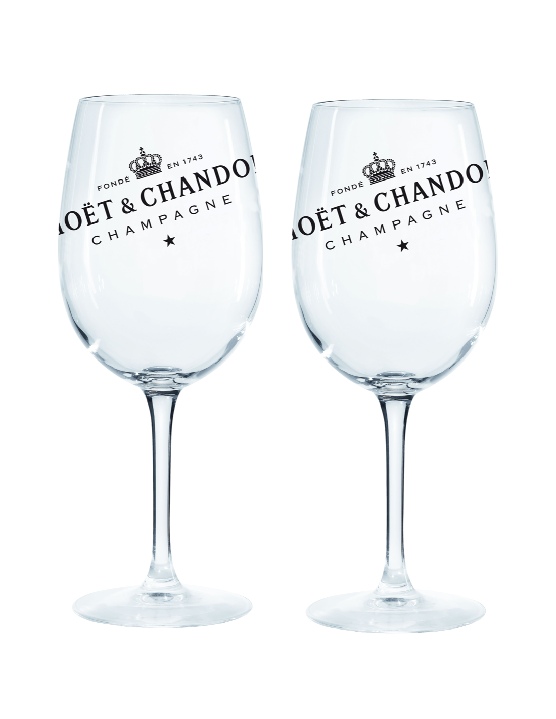 Moët & Chandon Set 6 glasses + 6 Impérial rosé 6 x 75 cl