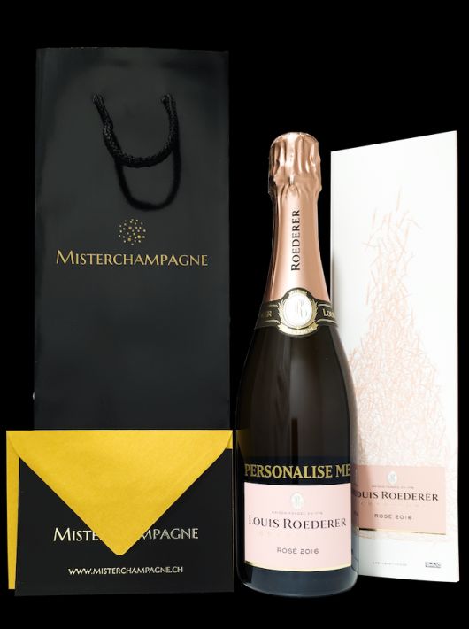 Louis Roederer Customisable Rosé Vintage 2016 - Giftbox 75 cl