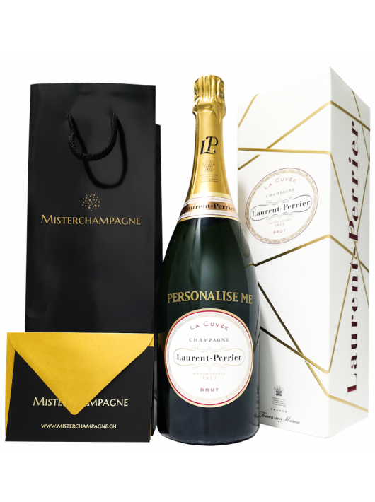 Laurent-Perrier Personalisierte Magnum La Cuvée Brut - Giftbox 150 cl