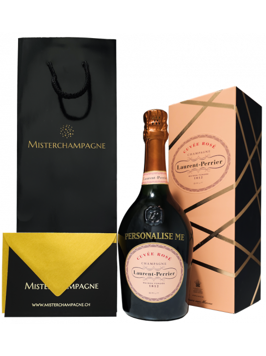 Laurent-Perrier Cuvée rosé personnalisé - GIFTBOX 75 cl