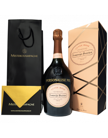Laurent-Perrier Personalisierte Magnum Cuvée Rosé MAGNUM - Giftbox 150 cl
