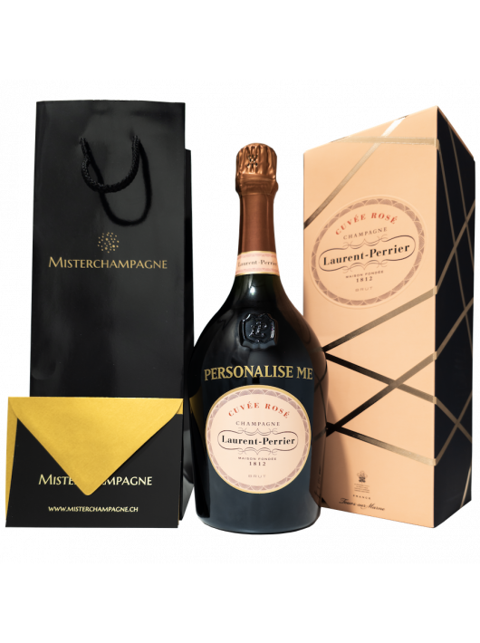 Laurent-Perrier Magnum personnalisé Cuvée rosé MAGNUM - Giftbox 150 cl