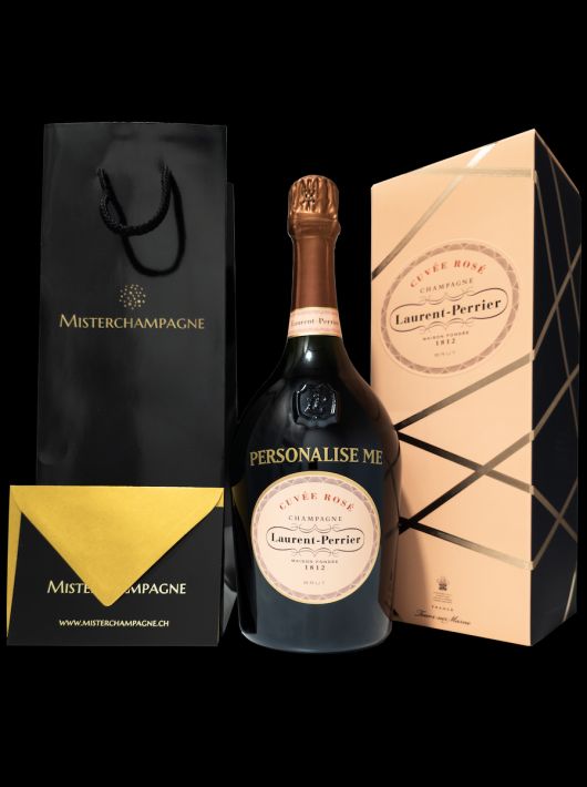 Laurent-Perrier Personalisierte Magnum Cuvée Rosé MAGNUM - Giftbox 150 cl