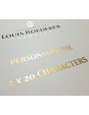 Louis Roederer Personalisierte Luxury Giftbox Collection 244 Brut & 2 glasses - 75 cl 2