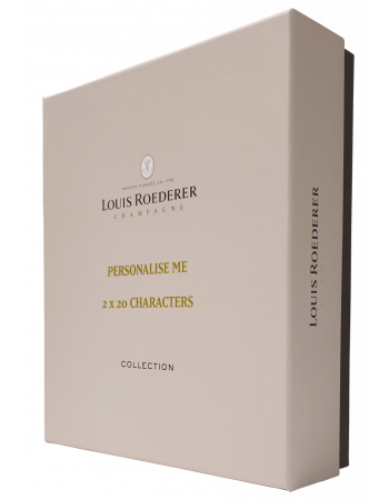Louis Roederer Customisable Luxury Giftbox Collection 244 Brut & 2 glasses - 75 cl