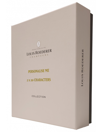 Louis Roederer Luxury Giftbox Personnalisable Collection 244 Brut & 2 verres - 75 cl