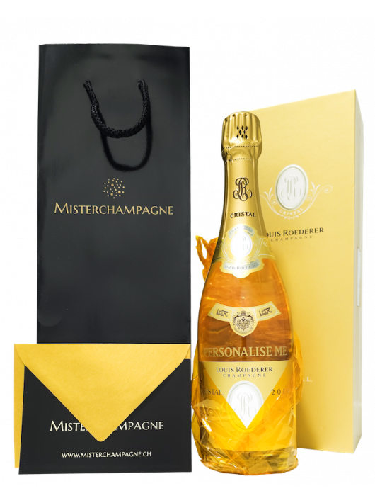 Cristal Louis Roederer Vintage 2015 personnalisé - Giftbox 75 cl