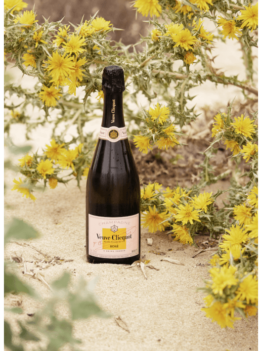 Veuve Clicquot Personalisierte Metal Geschenkbox "ARROW" & Rosé - 75 cl