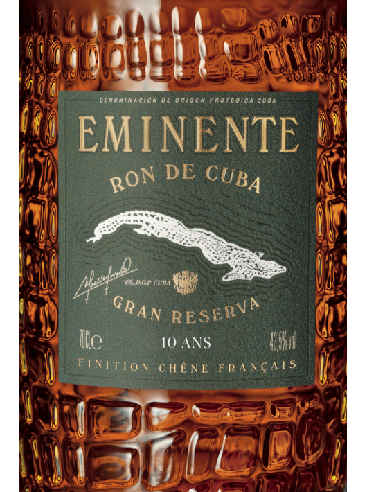 RUM EMINENTE DE CUBA GRAN RESERVA 10 YEARS - 43.5% - 70 CL