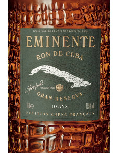RUM EMINENTE DE CUBA GRAN RESERVA 10 YEARS - 43.5% - 70 CL