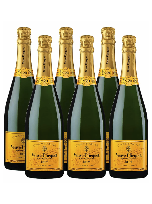 Veuve Clicquot Brut Carte Jaune - 6 x 75 CL