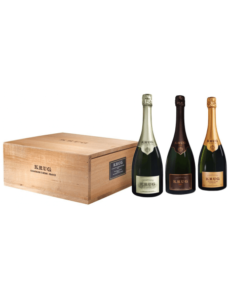 Krug Wooden Box Soloist to Orchestra 2006 Limited Edition - 3 x 75 cl