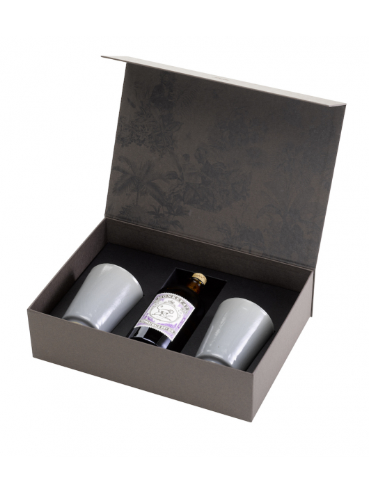 GIN MONKEY 47 Coffret 2 tasses en argiles & Dry GIN - 47% - 50 CL