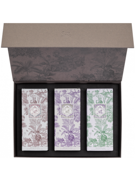 GIN MONKEY 47 Triple Box Barrel Cut & Sloe & Dry GIN - 3 x 50 CL