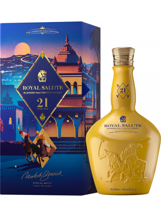 WHISKY ROYAL SALUTE Polo Jodhpur 21 years - 40% - 70 CL