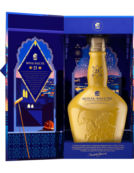 WHISKY ROYAL SALUTE Polo Jodhpur 21 years - 40% - 70 CL